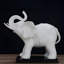 Sculpture artistique d'éléphant en céramique - Décoration de maison propice