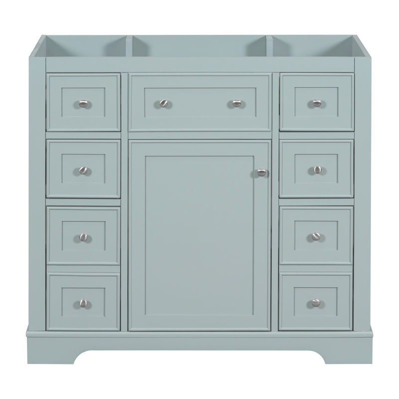 Base de meuble-lavabo simple 35,6 po seulement, Vert