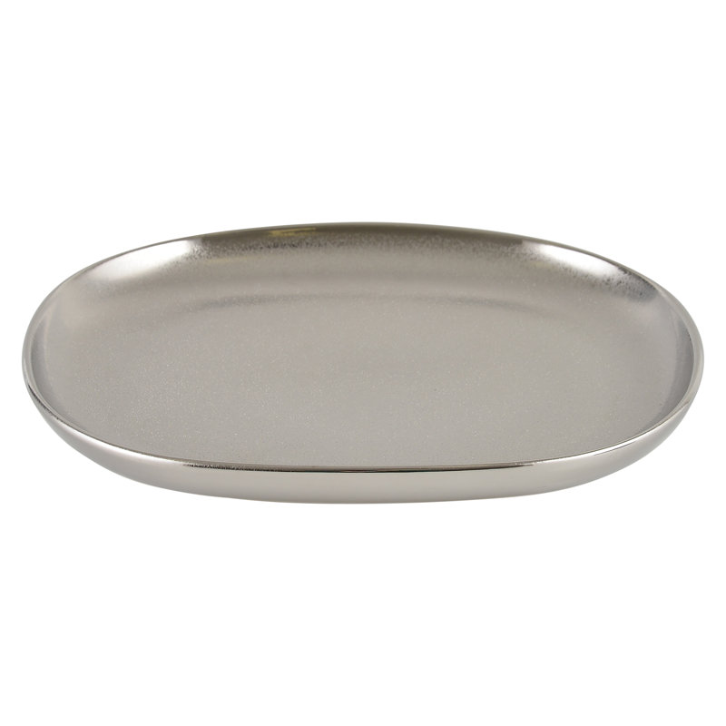 Bouscat Ora Dinner Plate, Silver