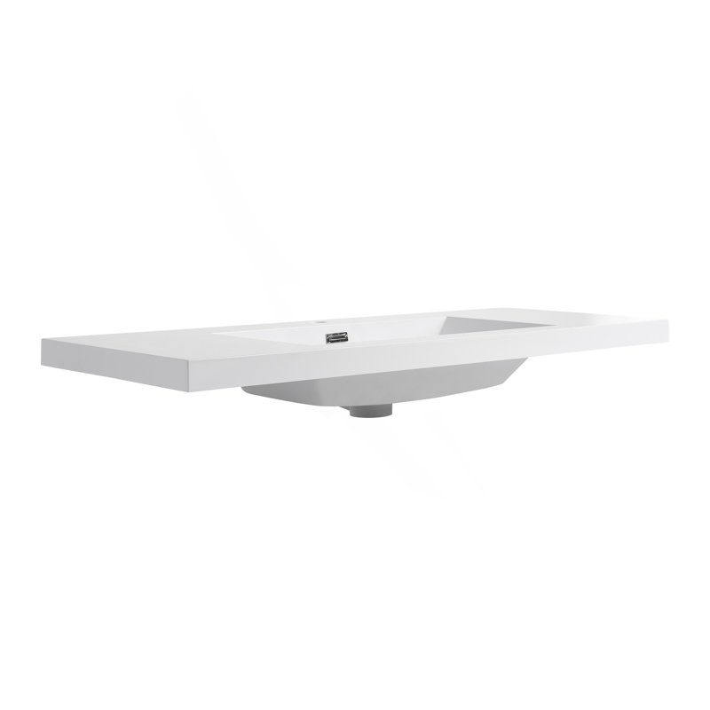 Lavabo de salle de bain 48 "en résine