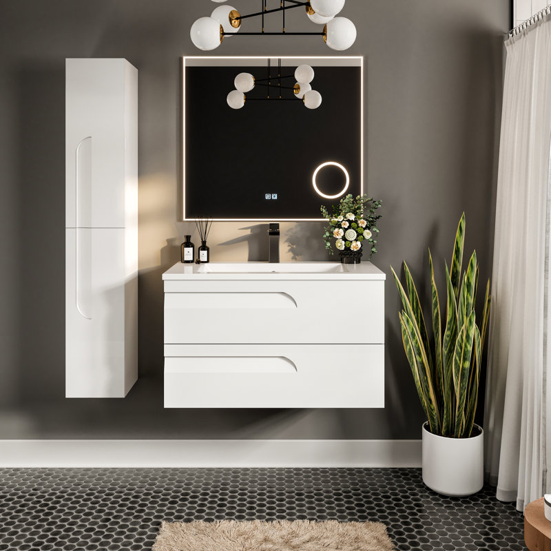 Alberthe 39 Single Bathroom Vanity with Top
