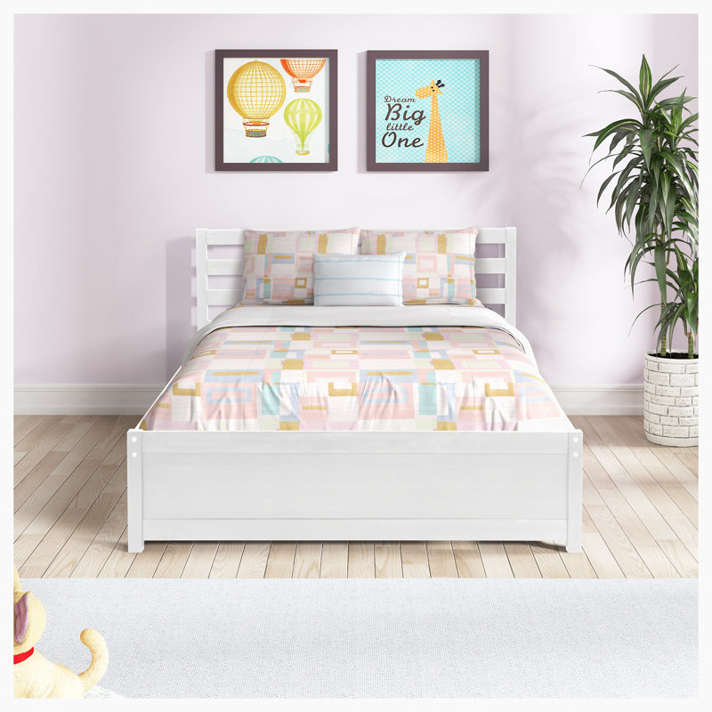 Farad Solid Wood Slat Storage Bed