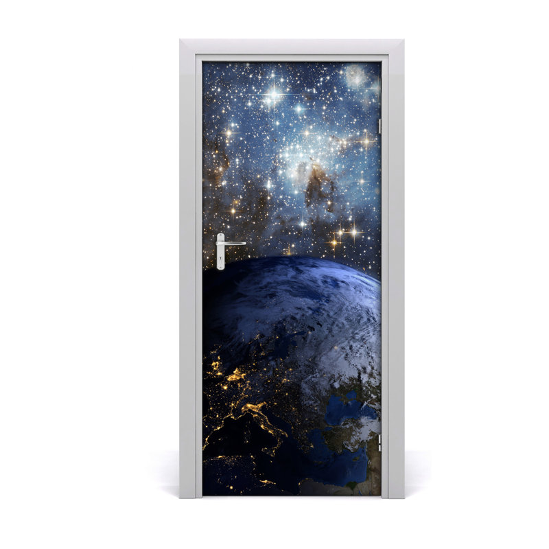 On Planet Earth Door Decal