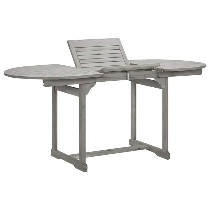 Table basse en bois, L 39,4 po x L 47,2 po x H 29,5 po, gris