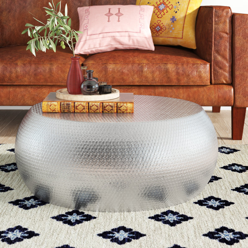 Table basse Davenport, Argent