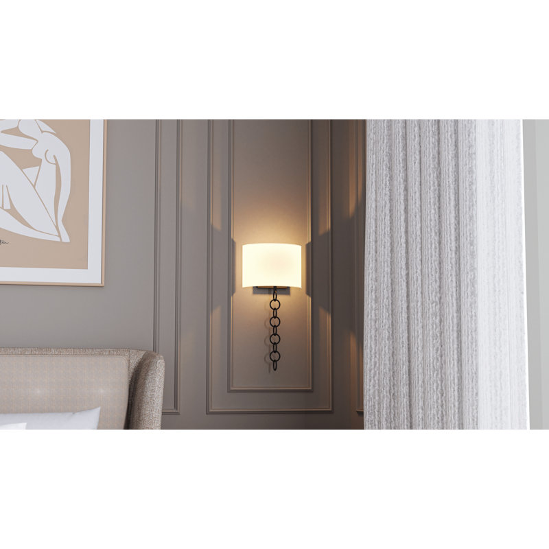 Baynes 2-Light Wall Sconce, Matte Black