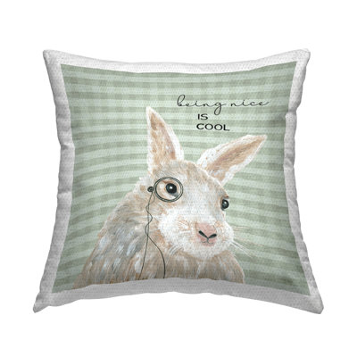 Gingham Outdoor Throw Pillow