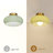 Mid-century Modern Beige Semi Flush Mount Ceiling Light-1892711573