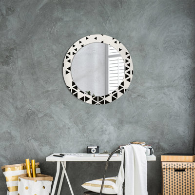 Huldar Glass Flat Wall Mirror