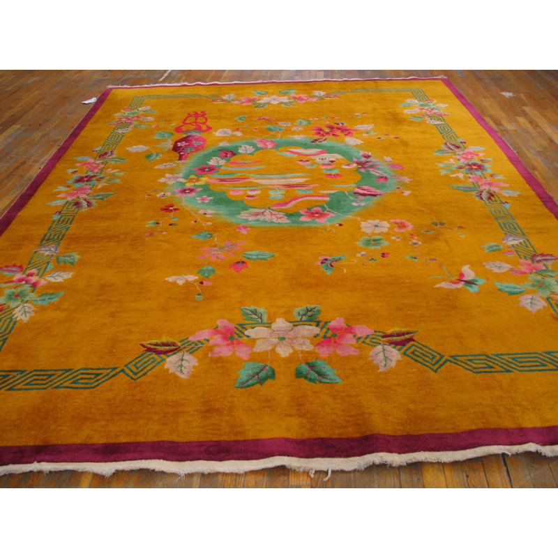 Tapis art déco chinois Happy