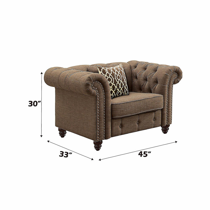 Chaise en lin Aurelia