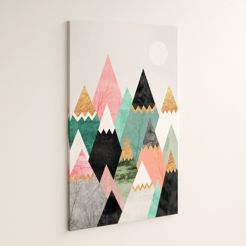 Pretty Mountains - Print on Canvas, 101.6 cm H x 66.04 cm W x 1.91 cm D, No Frame
