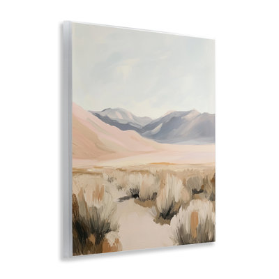 Plaque murale Pastel Desert Solitude, design par Heidi Kuntz