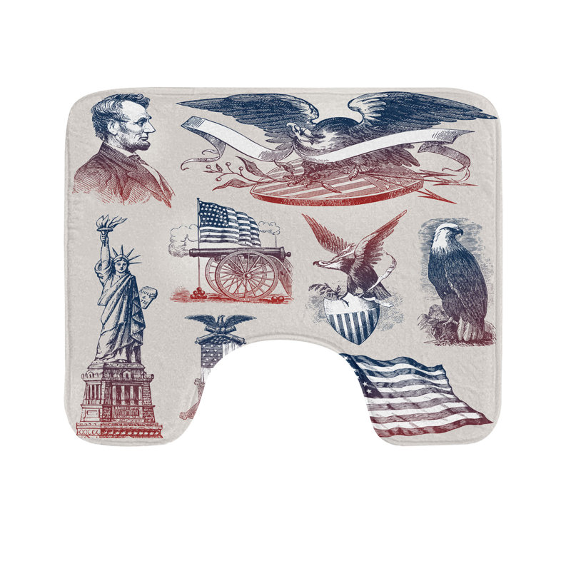 Tapis de salle de bain en U 20 po American