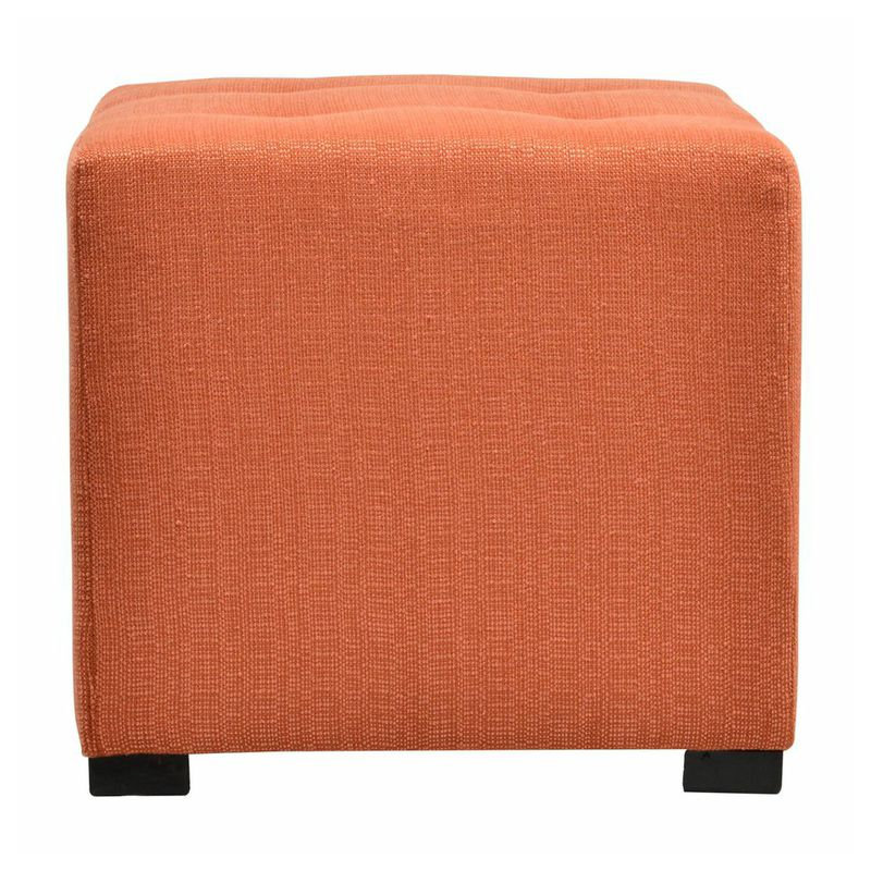 Repose-pieds cubique, Citrouille Candice