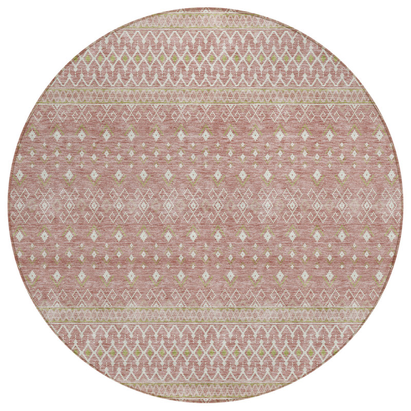 Bhavya Geometric Indoor Rug, Round 8'