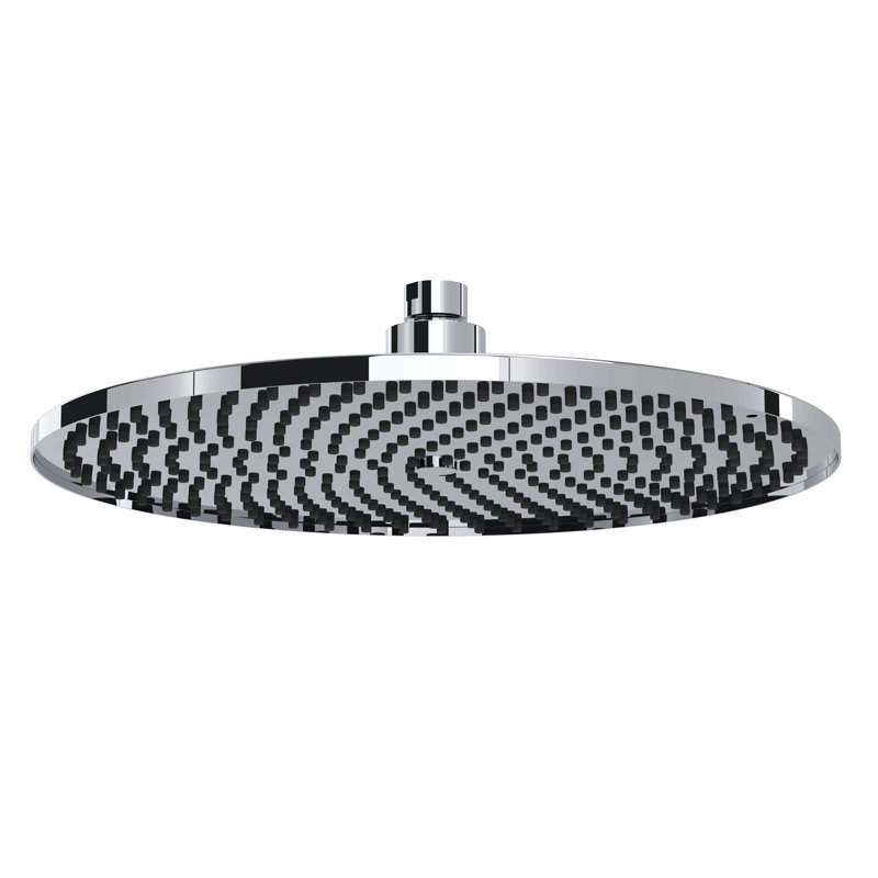 Rain Fixed Shower Head, Polished Chrome