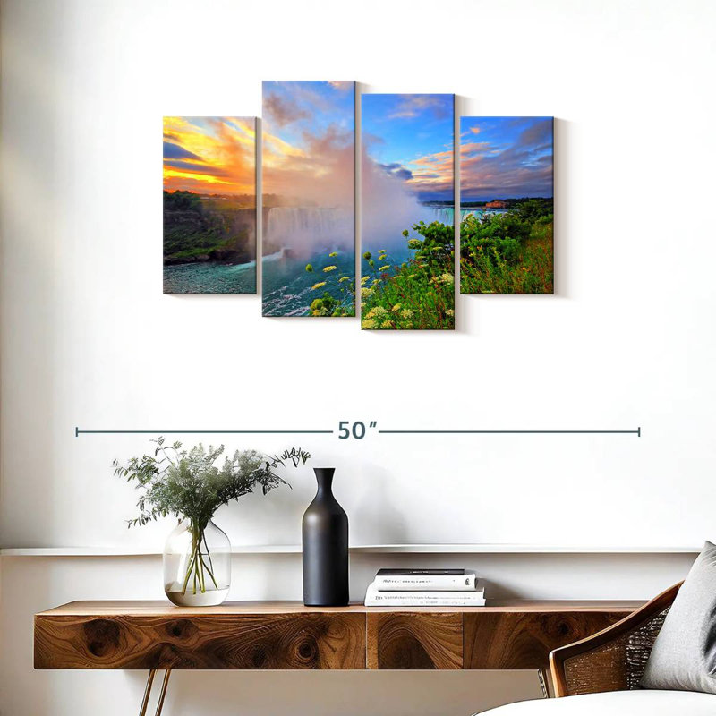 Alvord Niagara Falls At Sunrise, 22" H x 36" W