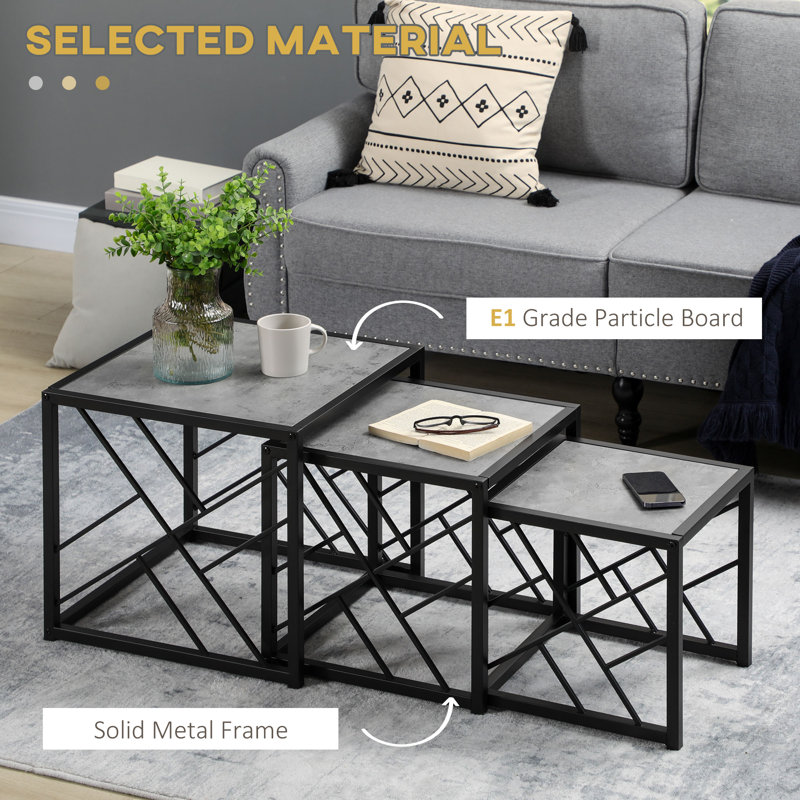 Belfort 3 - Piece Living Room Table Set