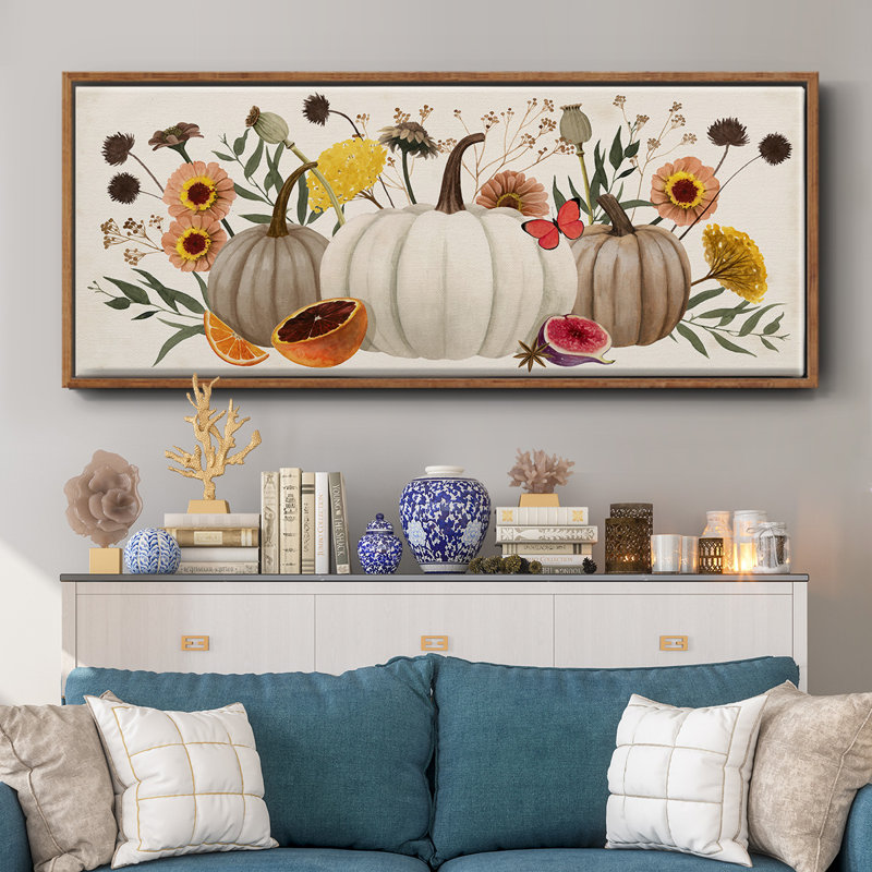 Harvest Time- Framed Canvas, 24" H x 60" W