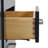 Moille 61" Single Bathroom Vanity in Midnight Blue, with 1.5 Pure White Quartz Top, Rectangle Sink-1390724011-1375452005