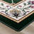 Alminus Signature Symphony Emerald Floral Lattice Area Rug-138013149