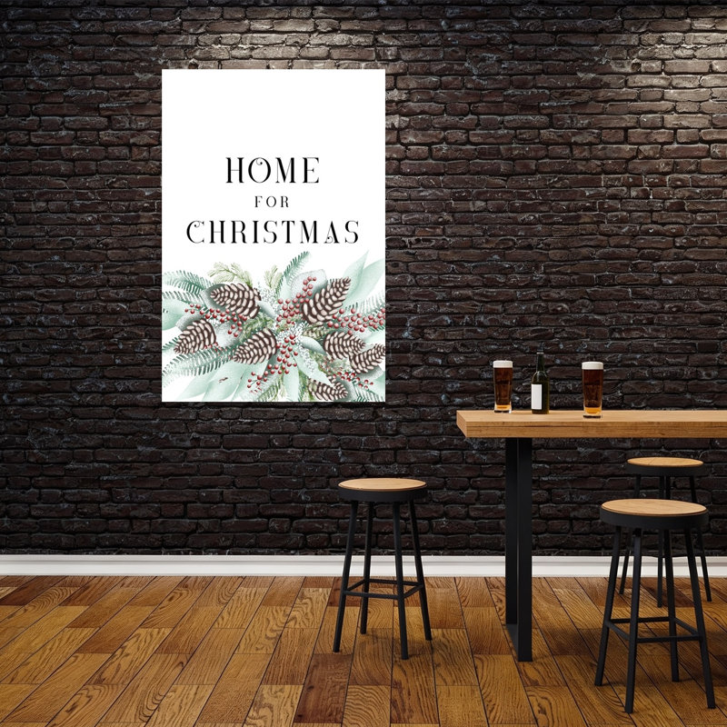 Home for Christmas Garland, 60" H x 40" W
