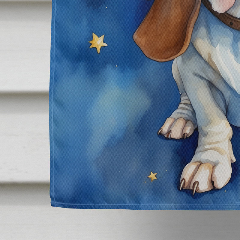 Basset hound «My Angel House» - drapeau