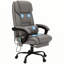 Fauteuil de bureau à massage à haut dossier et vibration avec télécommande 6 points