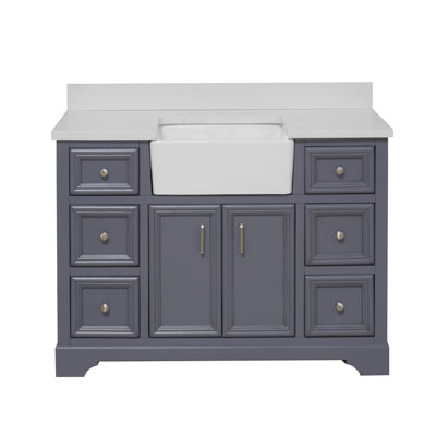 Emiliano 48'' Single Bathroom Vanity with Top