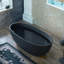 Baignoire autoportante en résine de 67 po avec trop-plein et drain escamotable 67 po-120785879-120785877