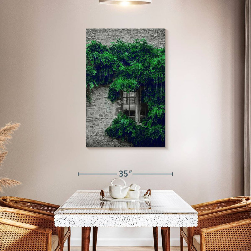 Lilie Botanical Window, 45" H x 30" W