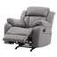 Fauteuil inclinable berçant gris élégant pour les espaces confortables