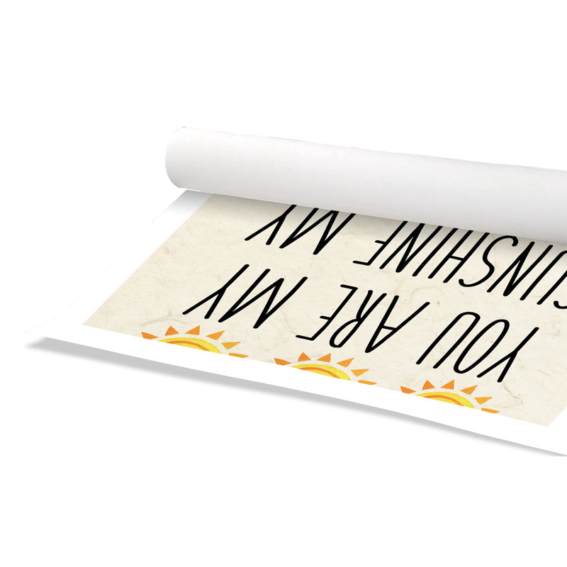 Sunshine A' Wall Decal, 40" H x 28" W x 1" D, Paper