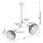 Lustre géométrique moderne en métal 2 lumières-402062910