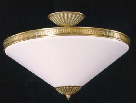 Beahm Acrylic Semi Flush Mount