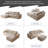 Corduroy Cloud Modular Couch,4-in-1 Flexible Combination Sectional Compression Sofa-1229887464-1211198173
