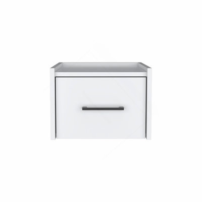 Floating Nightstand, Bedroom, White