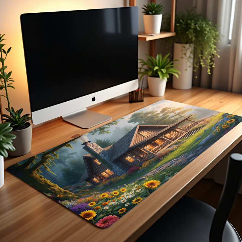 Polyester Desk Pad, 31.5x15.5