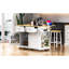 48-inch Kitchen Island Set with 2 Bar Stools, Drop Leaf & Power Outlet (Three Packages)