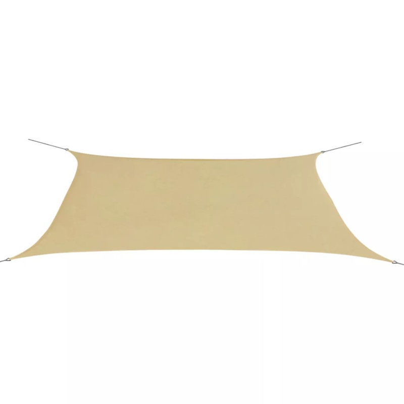 Shade Sail, Beige, 4m x 6m