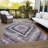 Machine Washable Indoor/Outdoor Xhevrie Lavender Rug-1942346424