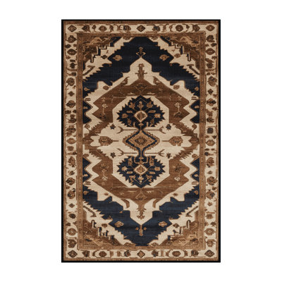 Tapis brun lavable à la machine