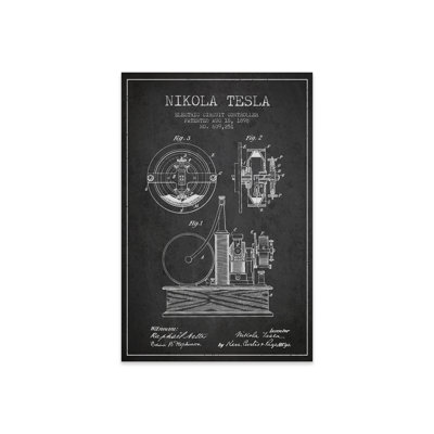 " Electric Circuit Patent Blueprint " by Aged Pixel