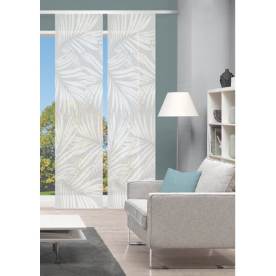 Semi Sheer Sliding Panel Pair