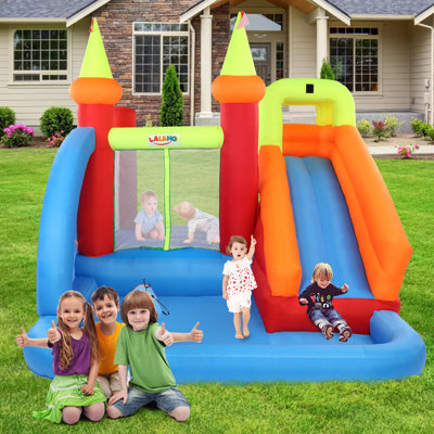 Château sautant gonflable de style sportif avec piscine et glissade (y compris le ventilateur)