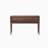 Mid-Century Modern Walnut Rectangular Storage Console Table-111990749