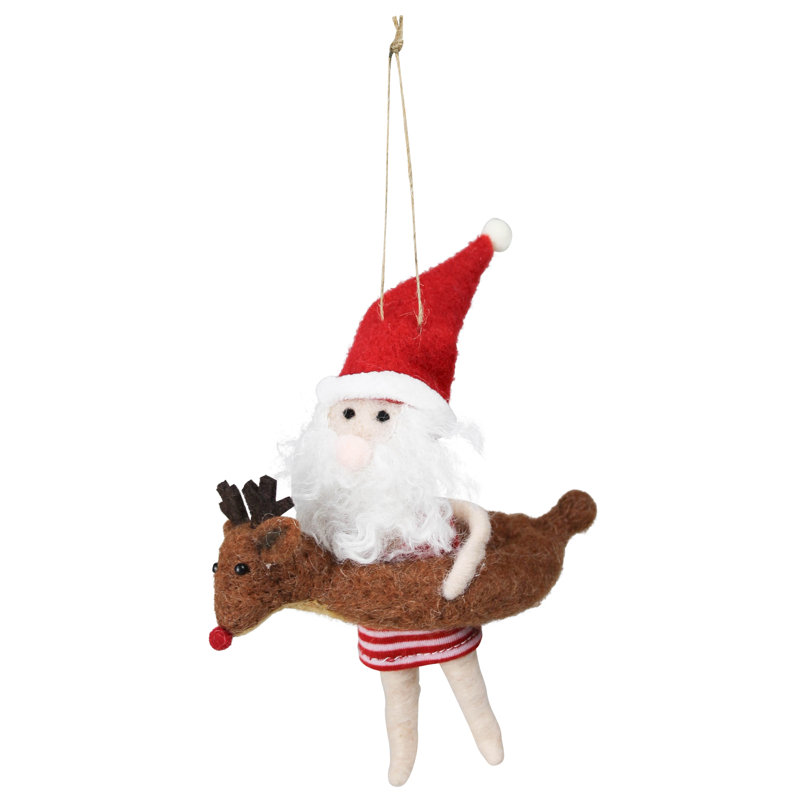 Beach Santas, feutre, ensemble / 3