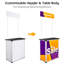 Table de comptoir promotionnelle autoportante