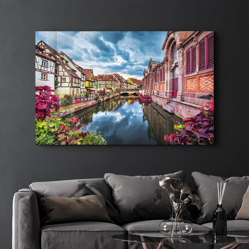 Peinture élégante en verre trempé de 27,6 po x 43,3 po | 100% verre trempé, épaisseur: 0,16 pouce | Œuvre imprimée UV, parfaite pour la décoration intérieure et les intérieurs modernes, des visuels époustouflants pour toute pièce